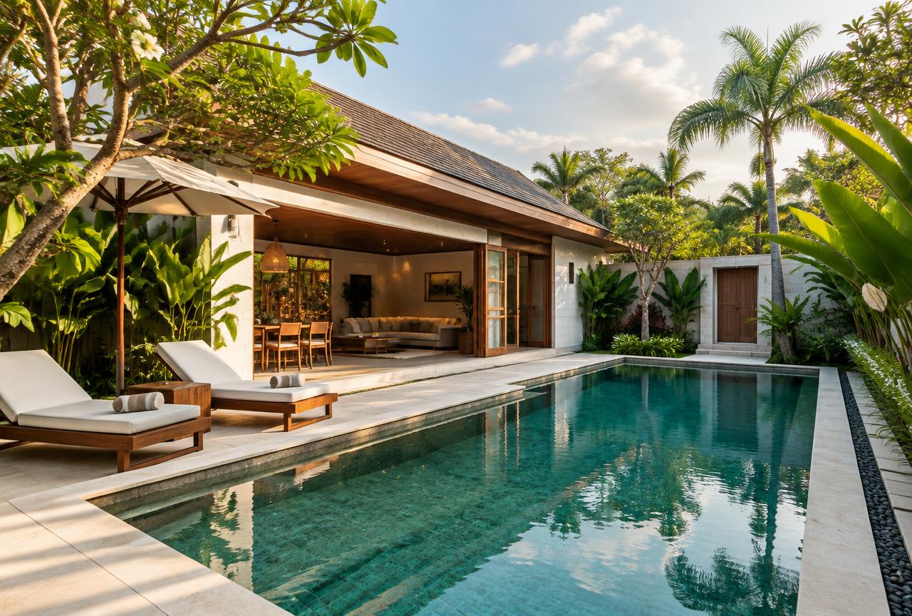 Villa tropis di Bali